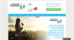 Desktop Screenshot of gatesheadcarers.com